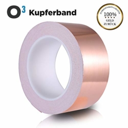 Selbstklebendes Kupferband zur Schneckenabwehr